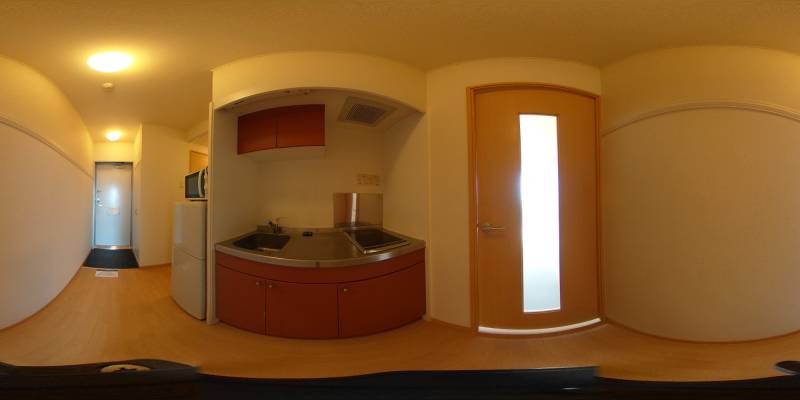 パノラマ画像キッチン