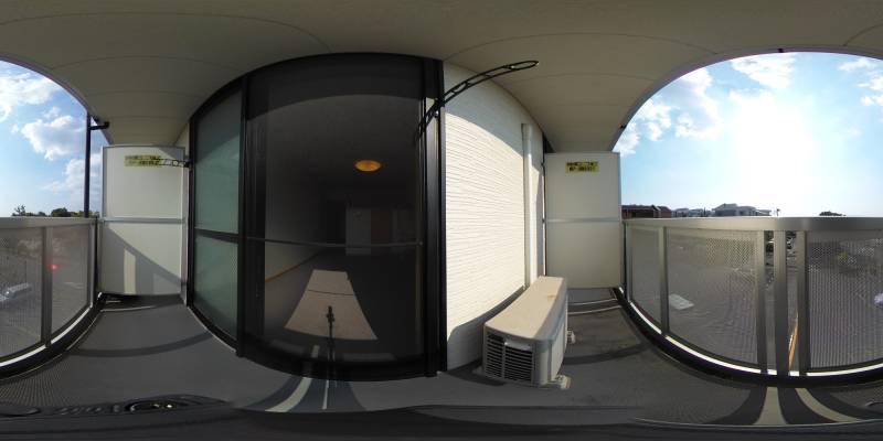 パノラマ画像バルコニー