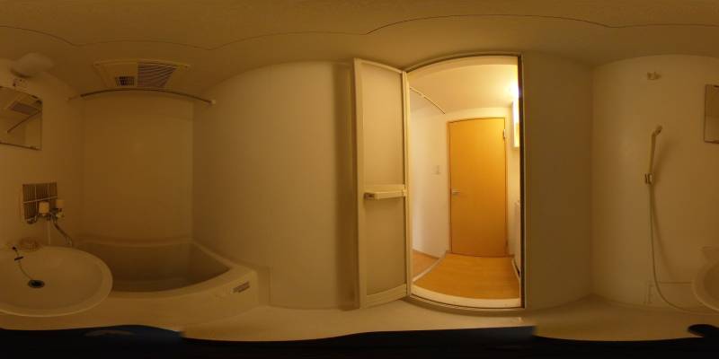 パノラマ画像バスルーム