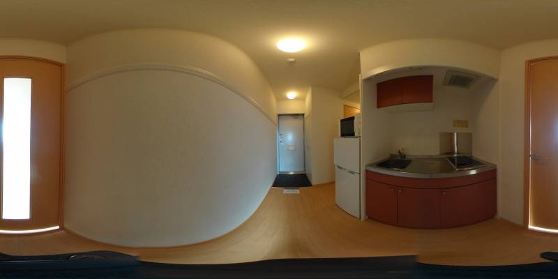 パノラマ画像キッチン