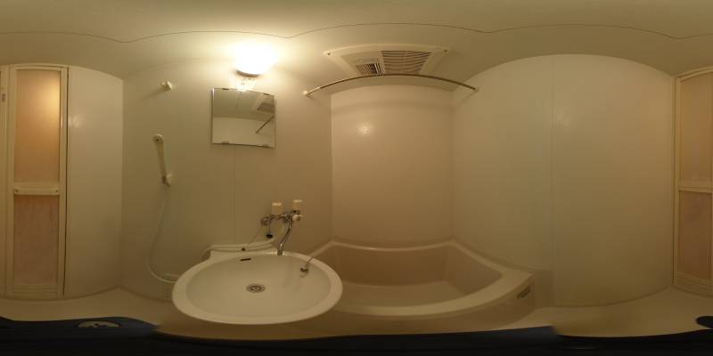 パノラマ画像バスルーム