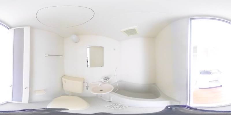 パノラマ画像バスルーム