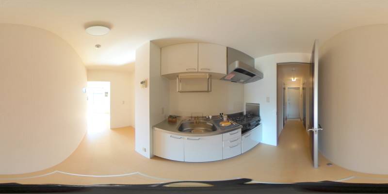 パノラマ画像キッチン