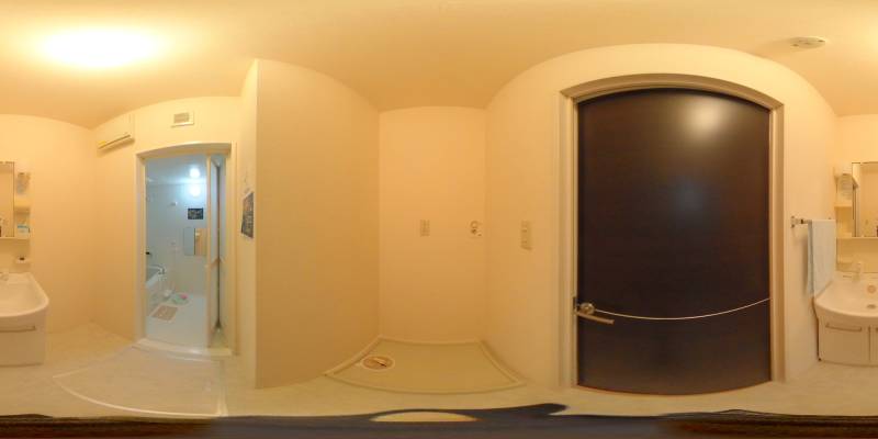 パノラマ画像洗面所