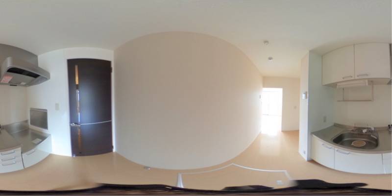 パノラマ画像キッチン