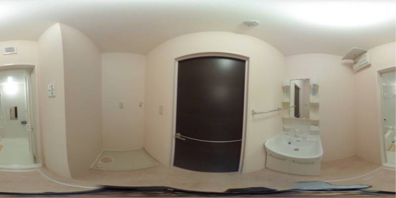 パノラマ画像洗面所