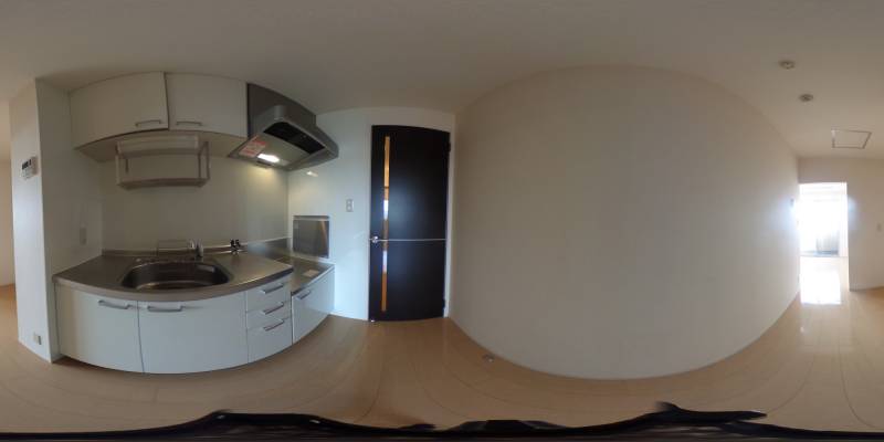 パノラマ画像キッチン