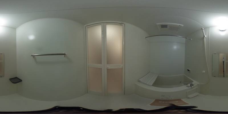 パノラマ画像バスルーム