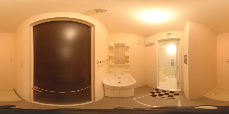 パノラマ画像洗面所