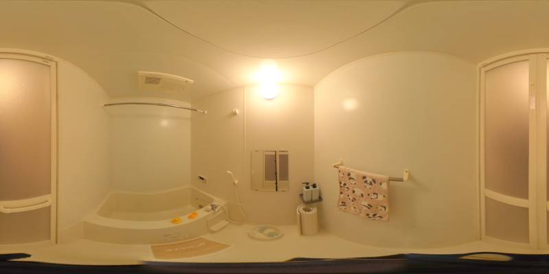 パノラマ画像バスルーム