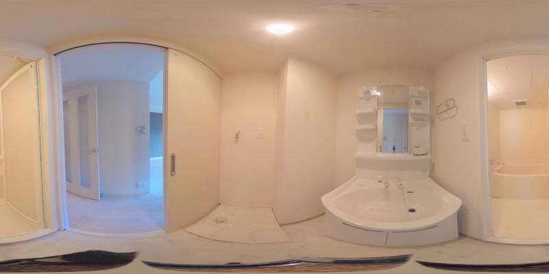 パノラマ画像洗面所