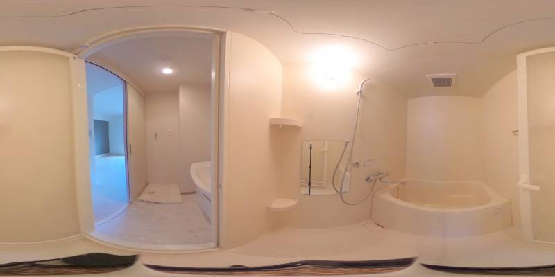 パノラマ画像バスルーム