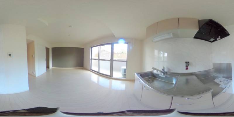 パノラマ画像洋室