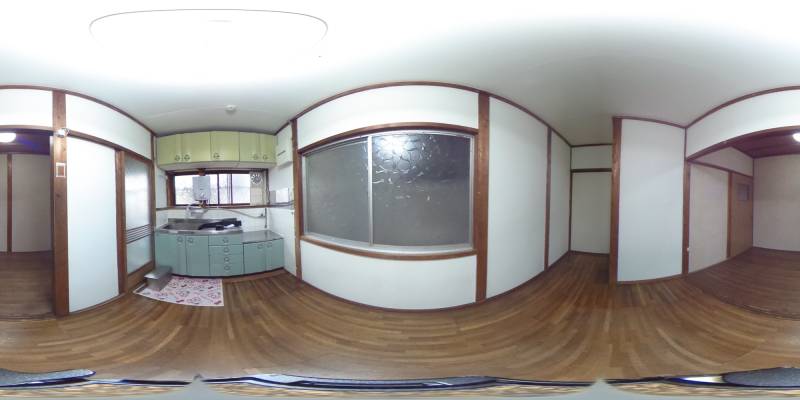 パノラマ画像キッチン