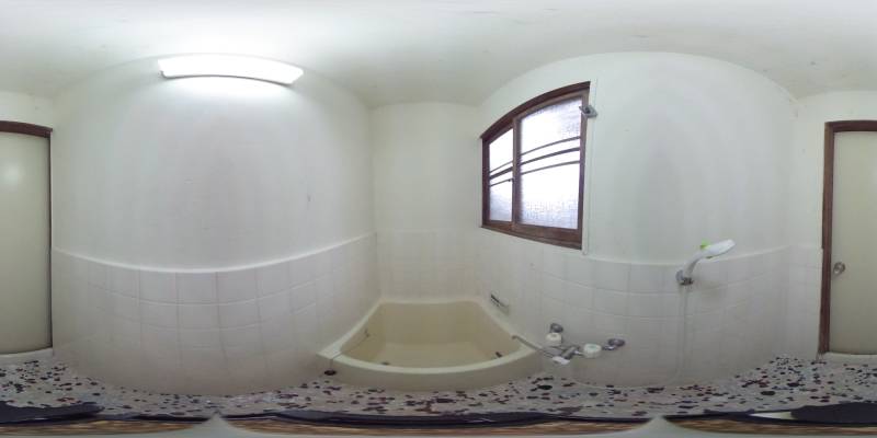 パノラマ画像バスルーム