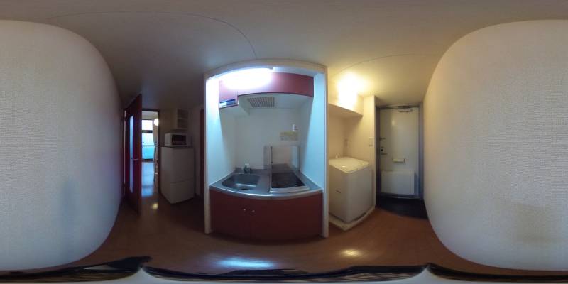 パノラマ画像キッチン