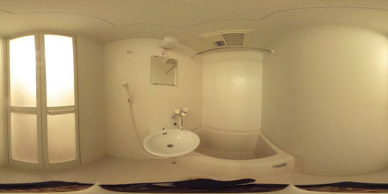 パノラマ画像バスルーム