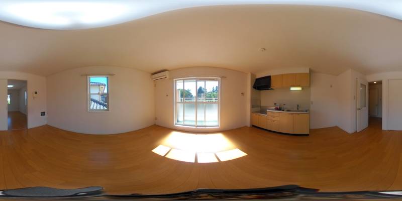 パノラマ画像リビング