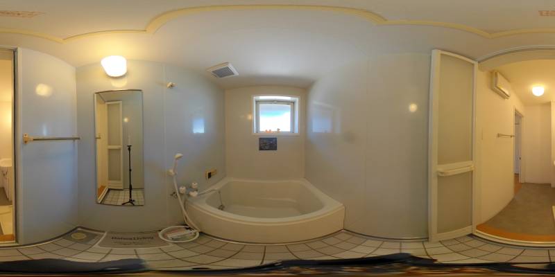 パノラマ画像バスルーム