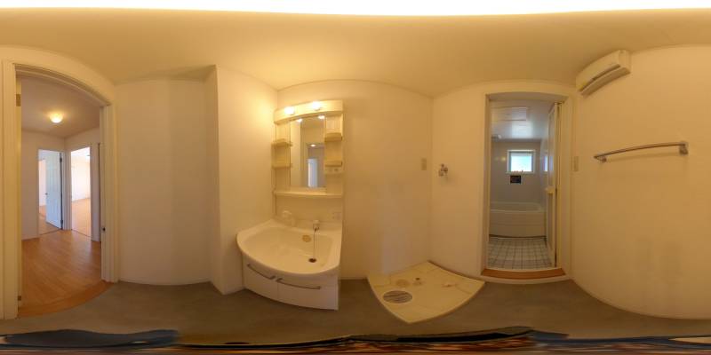 パノラマ画像洗面所