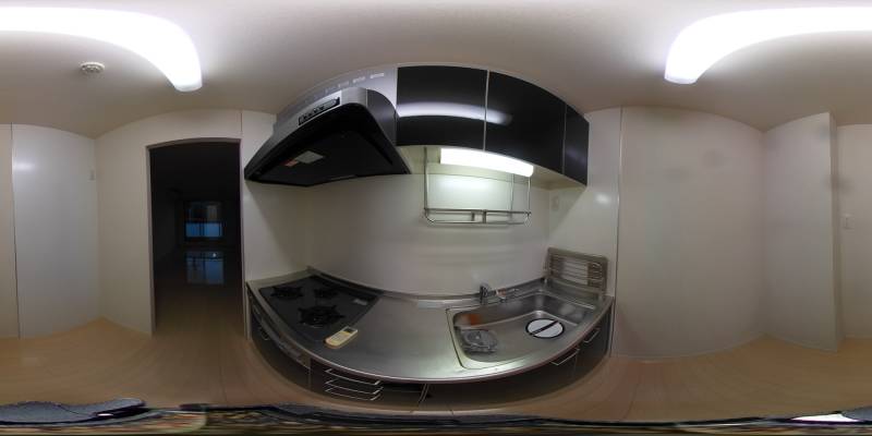 パノラマ画像キッチン