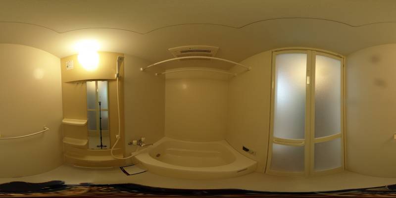 パノラマ画像バスルーム