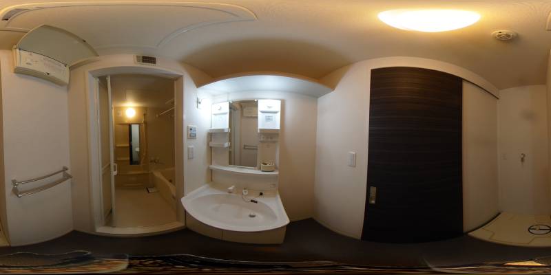 パノラマ画像洗面所