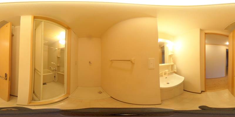 パノラマ画像洗面所