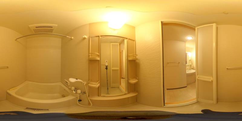 パノラマ画像バスルーム