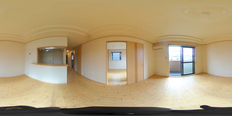 パノラマ画像リビング