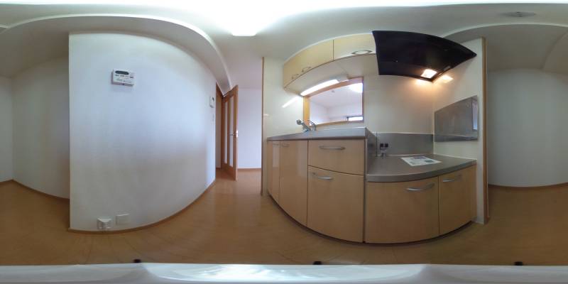 パノラマ画像キッチン