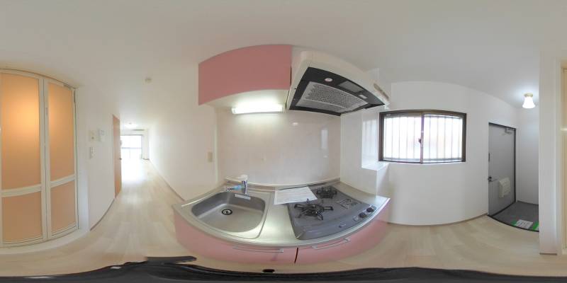 パノラマ画像キッチン