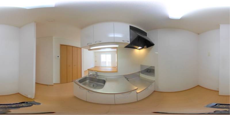 パノラマ画像キッチン