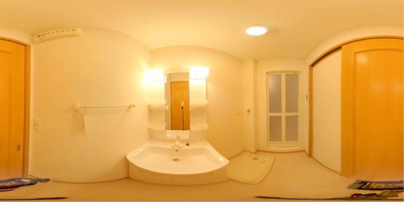 パノラマ画像洗面所