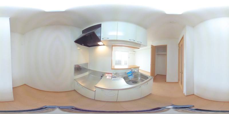 パノラマ画像キッチン