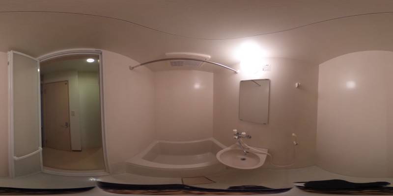 パノラマ画像バスルーム