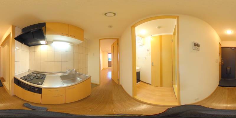 パノラマ画像キッチン