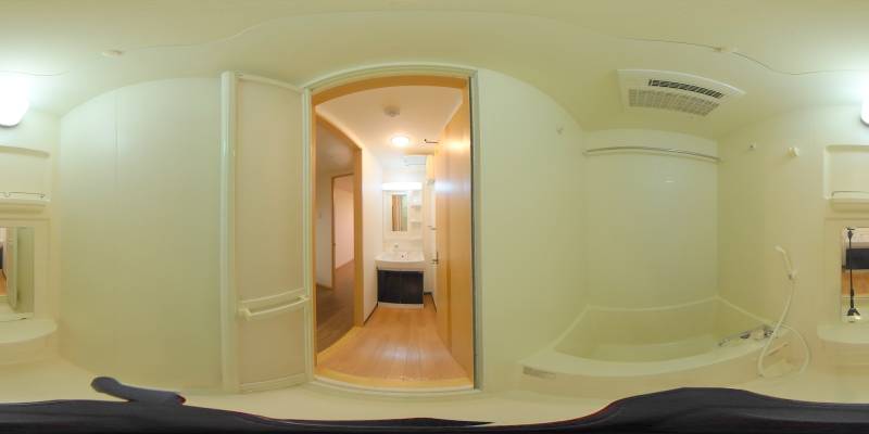 パノラマ画像バスルーム