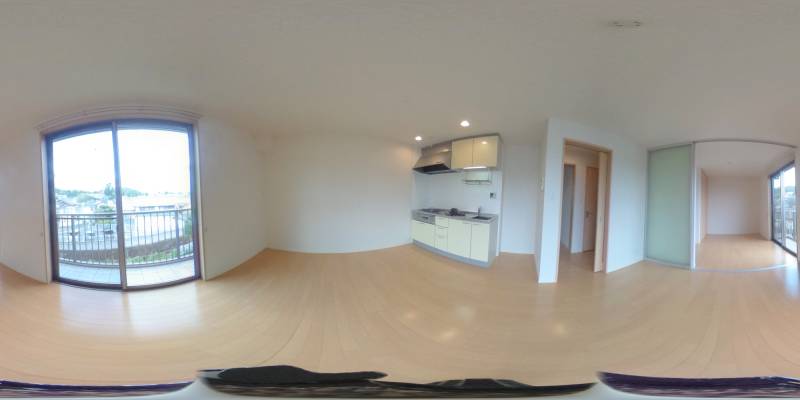 パノラマ画像リビング