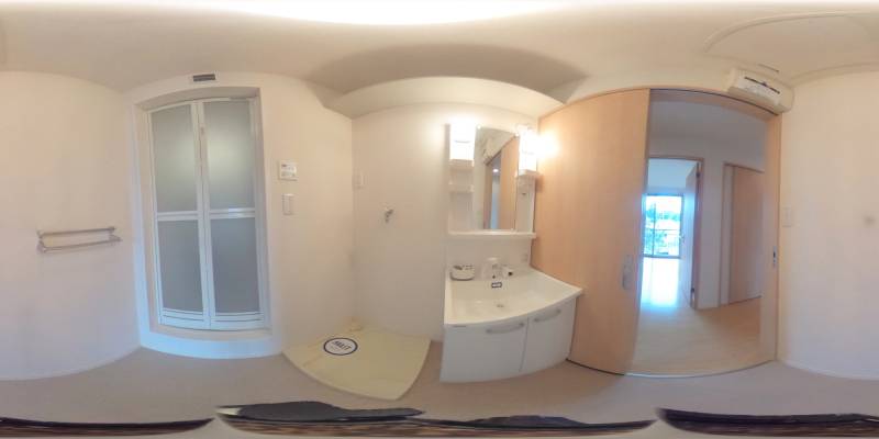 パノラマ画像洗面所