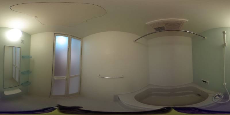 パノラマ画像バスルーム