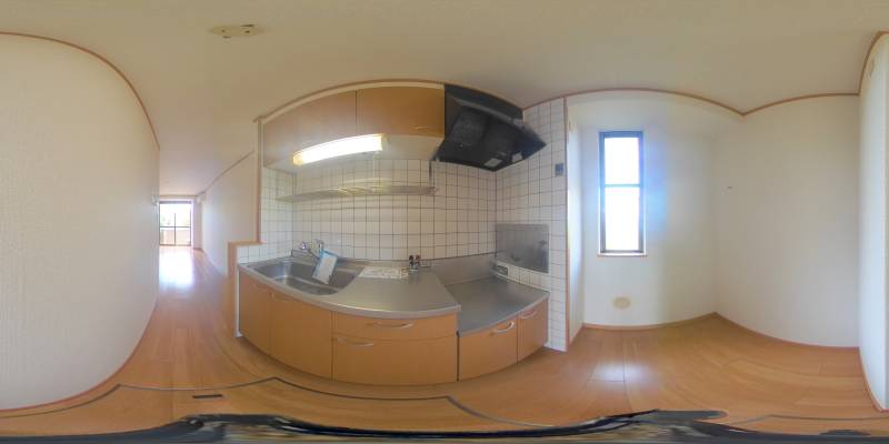 パノラマ画像キッチン