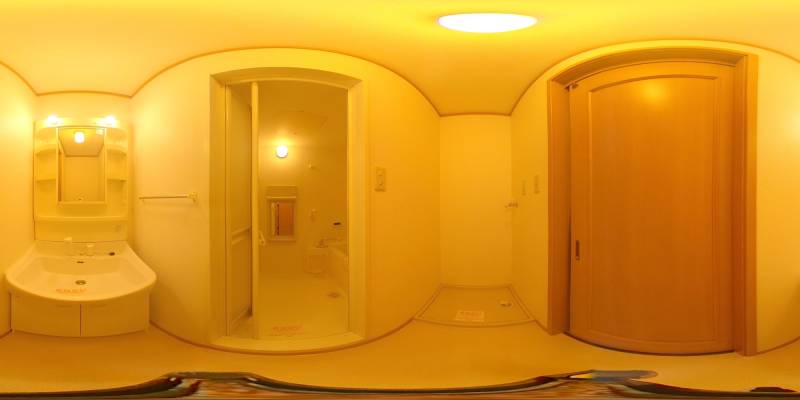 パノラマ画像洗面所