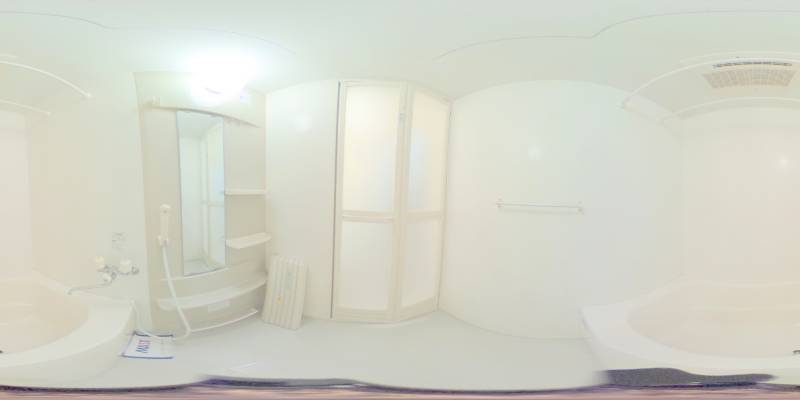 パノラマ画像バスルーム