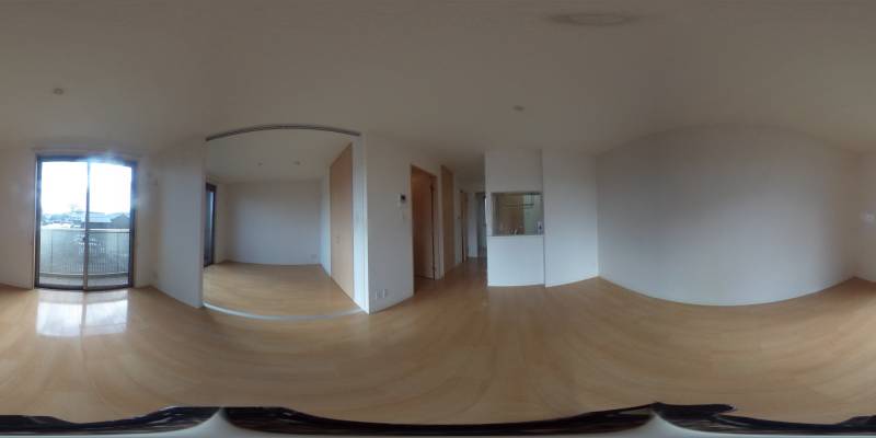 パノラマ画像リビング