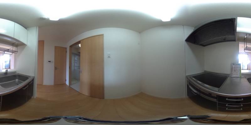 パノラマ画像キッチン