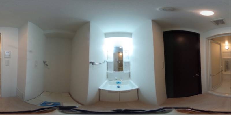 パノラマ画像洗面所