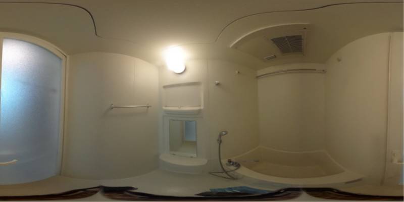 パノラマ画像バスルーム