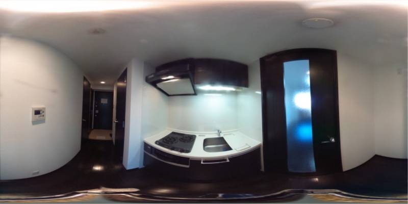 パノラマ画像キッチン