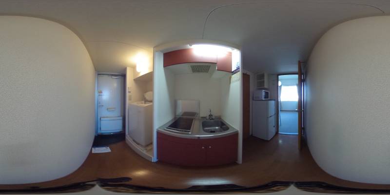 パノラマ画像キッチン